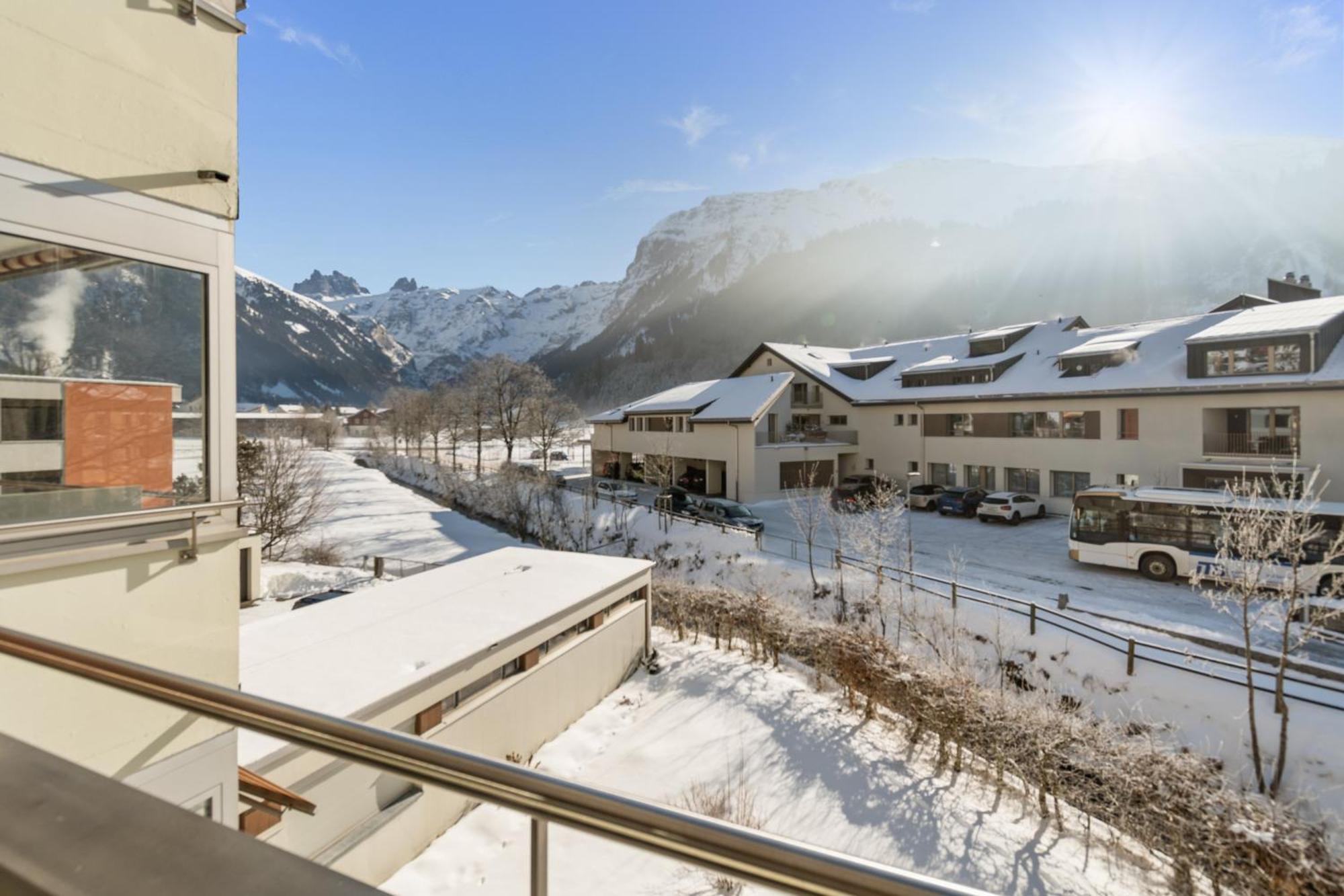 Studio Mit Bergblick Titlis, Luzern, Pilatus, See Engelberg Luaran gambar